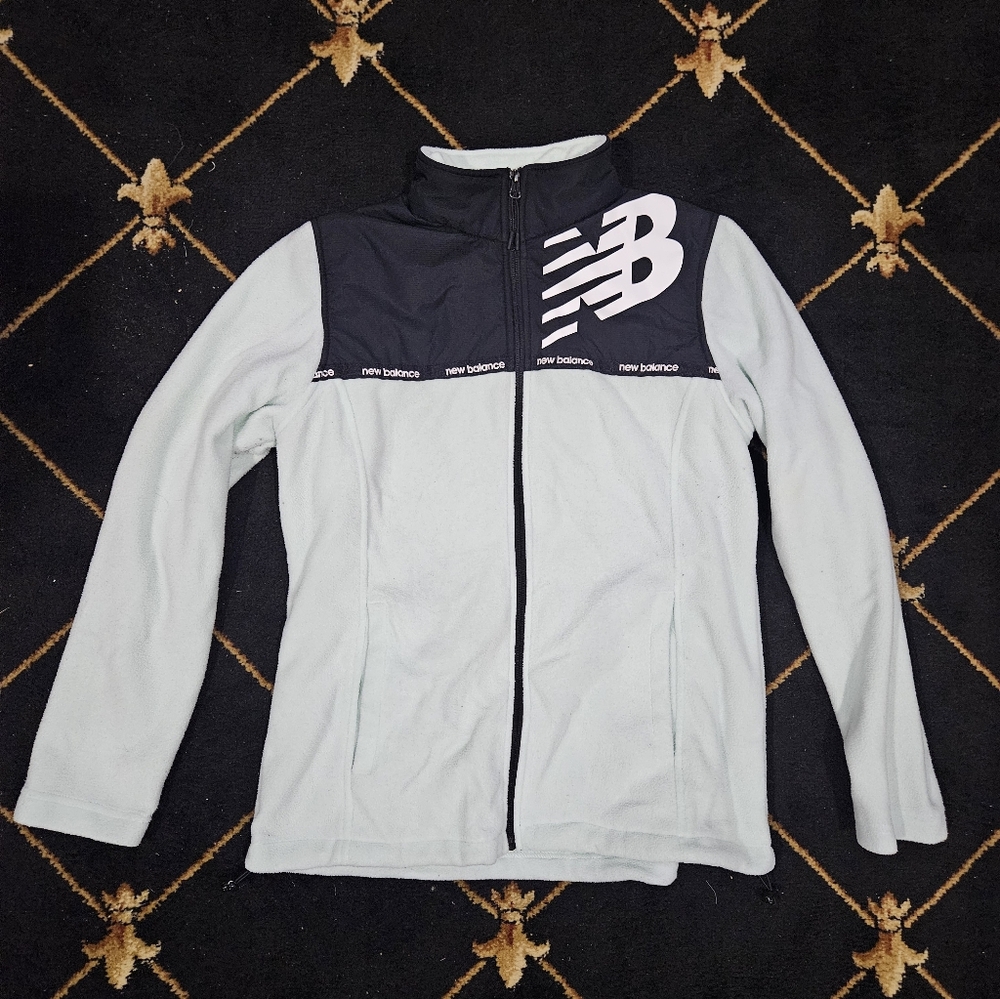 New Balance Sweater Fleece Jacket Women's Full Zip Size Large